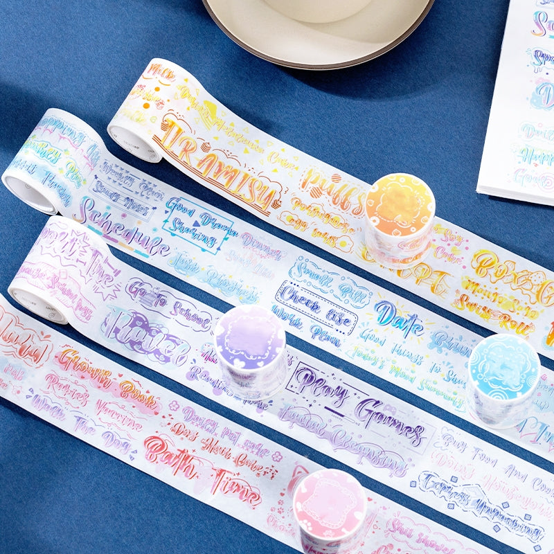 Daily Life Words Washi Tape a