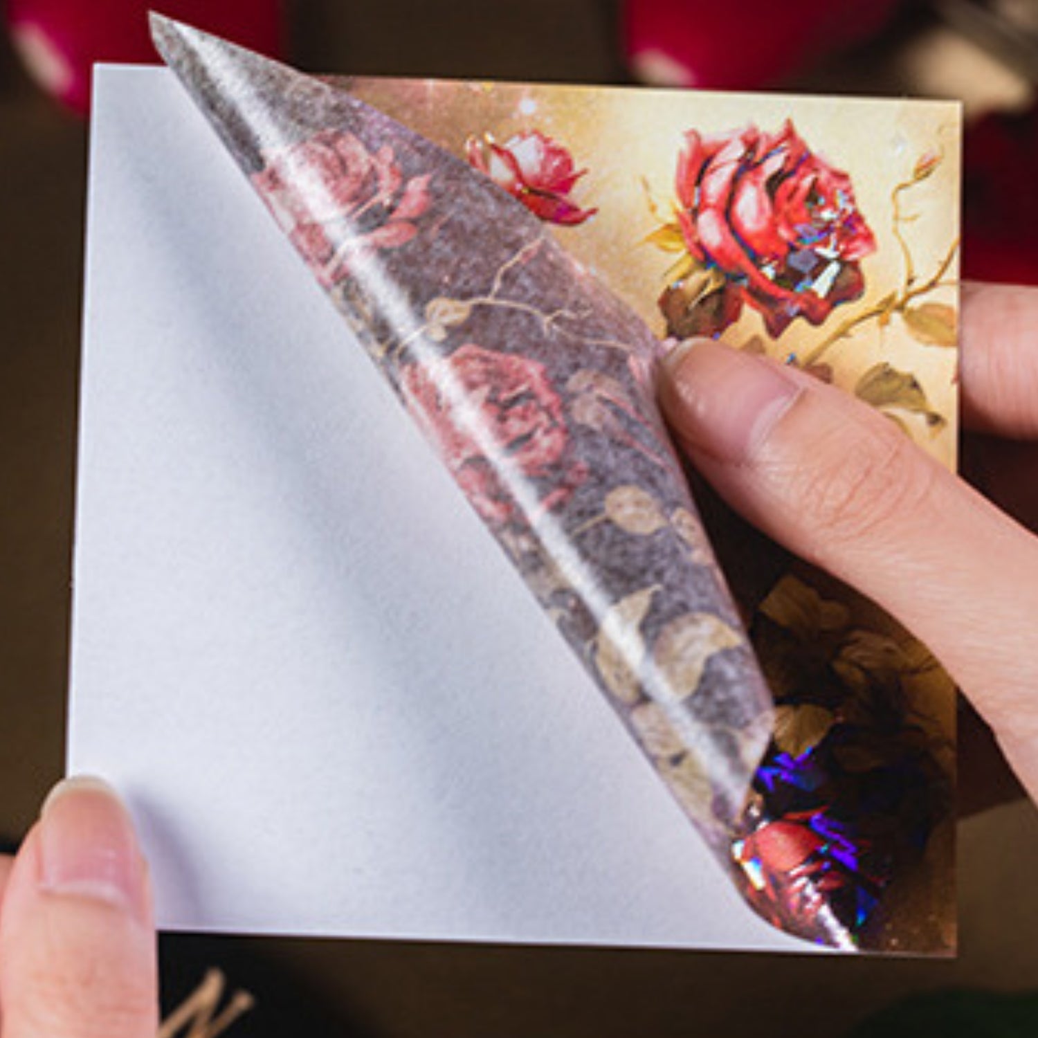 Dark Night Goddess Series Shell Light Dual Material Character Theme Sticker Pack 16