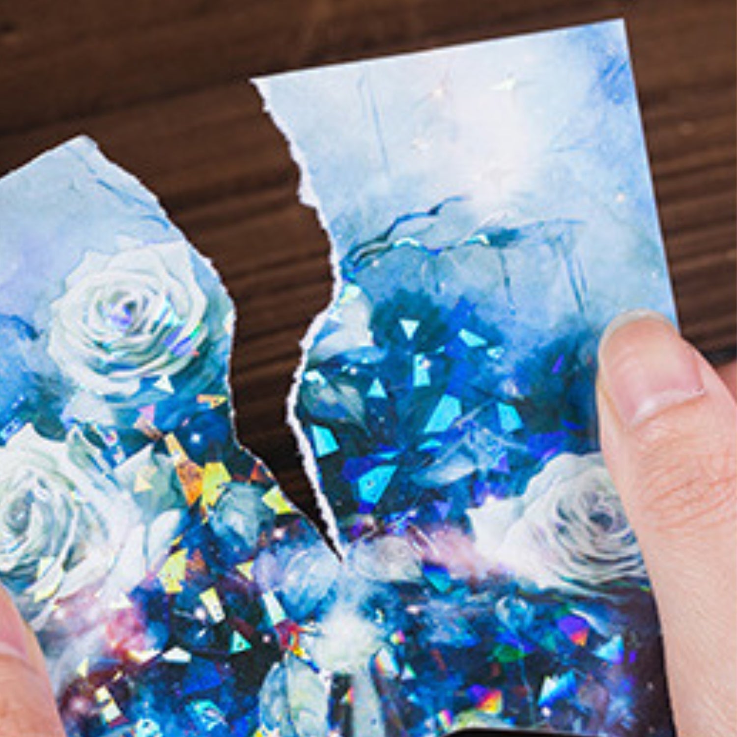 Dark Night Goddess Series Shell Light Dual Material Character Theme Sticker Pack 18