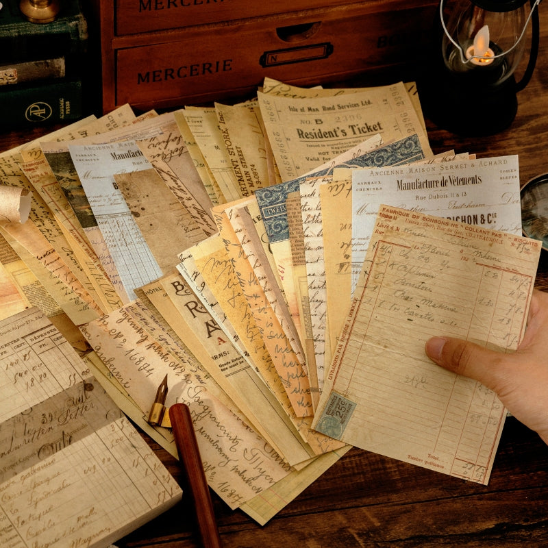 Day and Night Series Collage Journal Paper b5