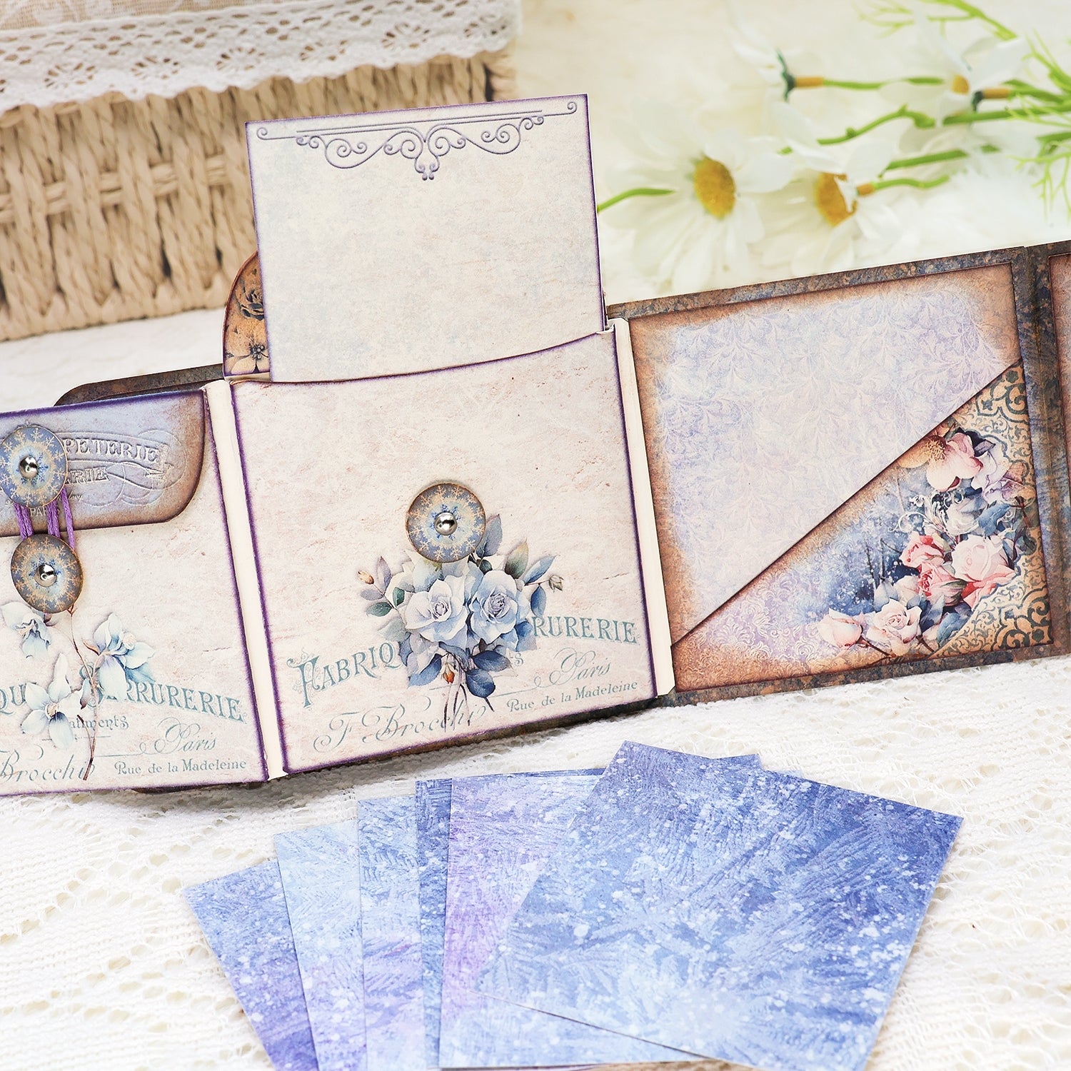  Delicate Floral Mini DIY Keepsake Box Crafts Celebration Gift 001