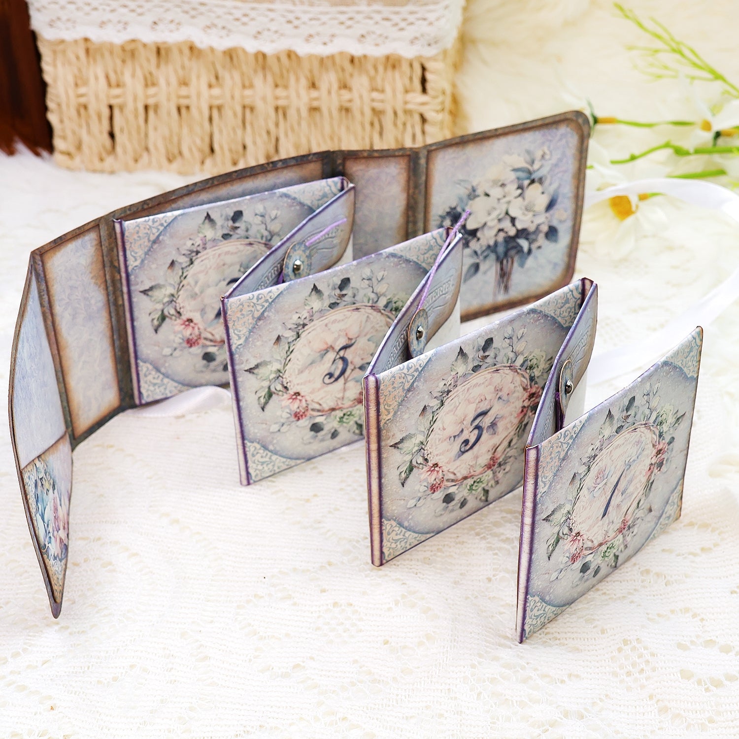  Delicate Floral Mini DIY Keepsake Box Crafts Celebration Gift 004