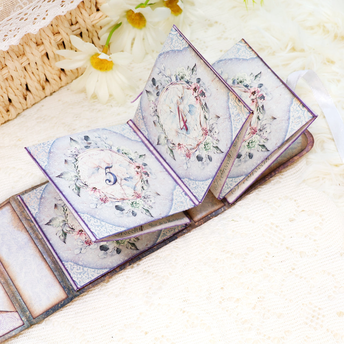  Delicate Floral Mini DIY Keepsake Box Crafts Celebration Gift 006
