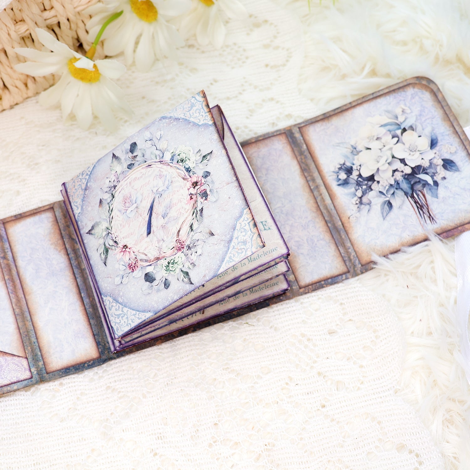  Delicate Floral Mini DIY Keepsake Box Crafts Celebration Gift 007