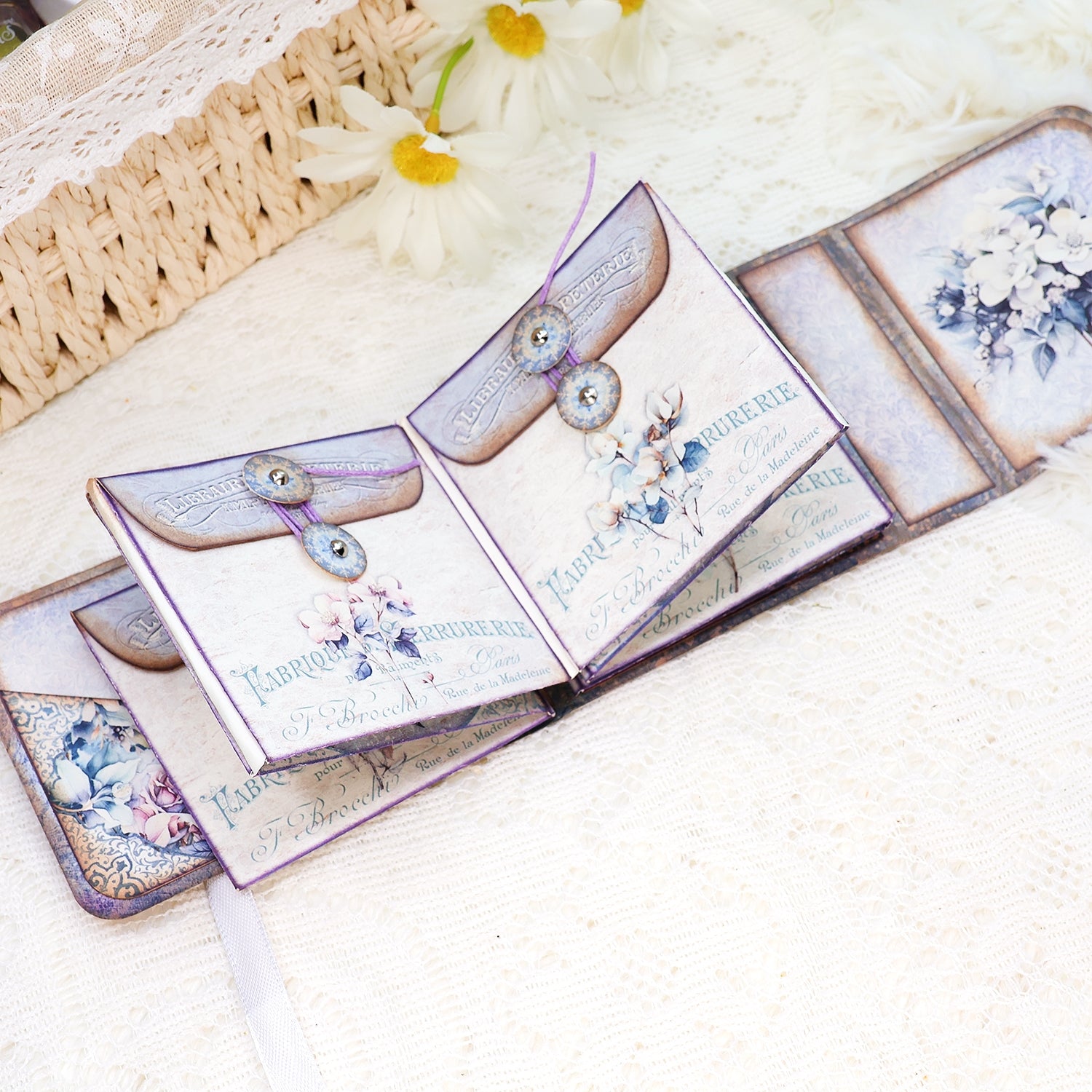  Delicate Floral Mini DIY Keepsake Box Crafts Celebration Gift 008