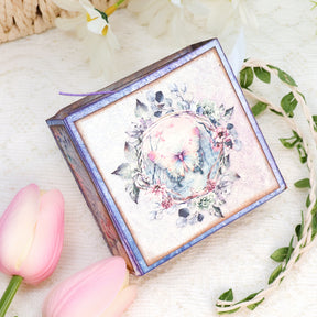  Delicate Floral Mini DIY Keepsake Box Crafts Celebration Gift 009