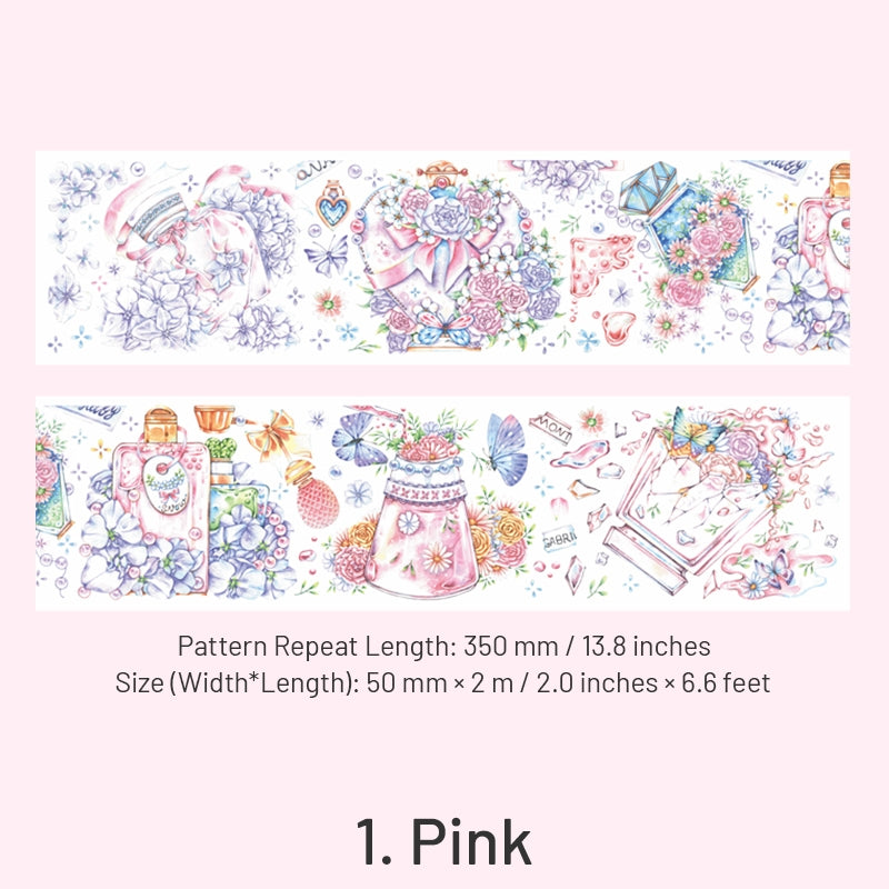 Delicate Perfume Glass Decorative Washi Tape sku-1