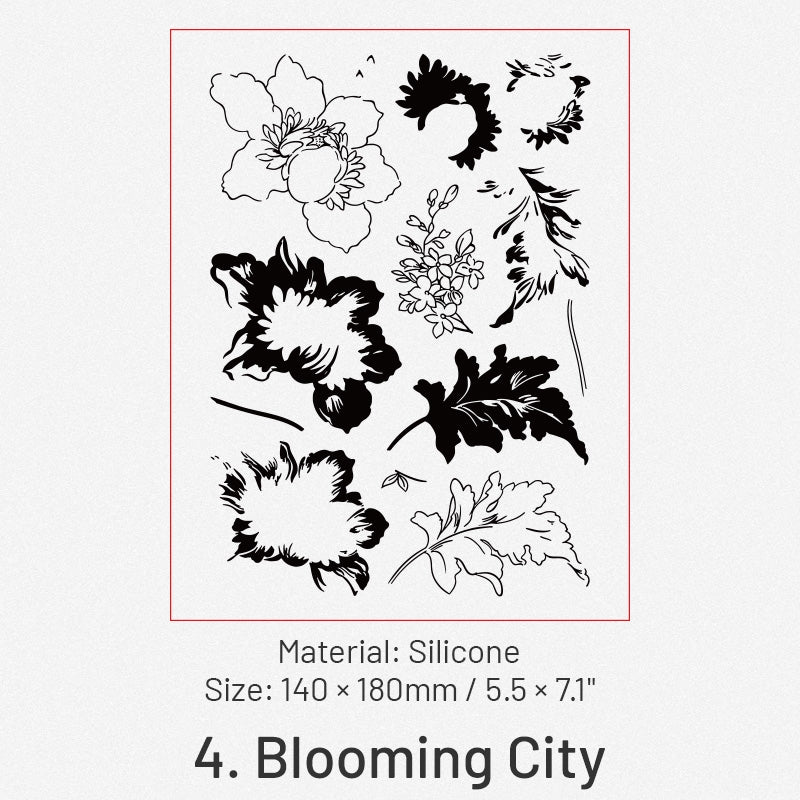 Distant Butterfly Series Clear Silicone Stamps sku-4