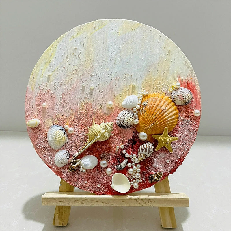 DIY Beach Shell Quartz Sand 3D Painting Kit b2
