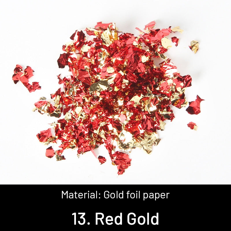 DIY Decorative Crushed Gold Leaves sku-13