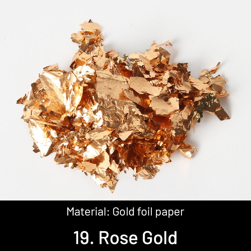 DIY Decorative Crushed Gold Leaves sku-19