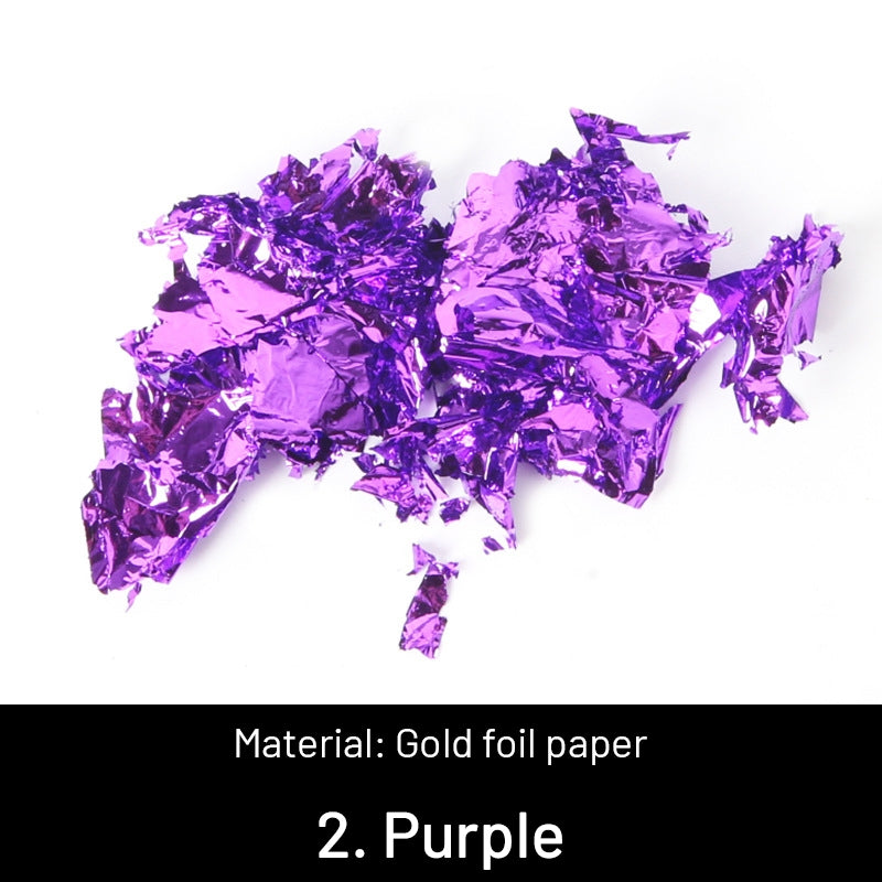 DIY Decorative Crushed Gold Leaves sku-2