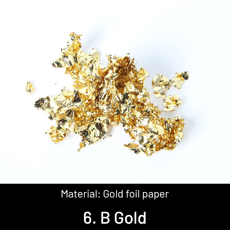 DIY Decorative Crushed Gold Leaves sku-6