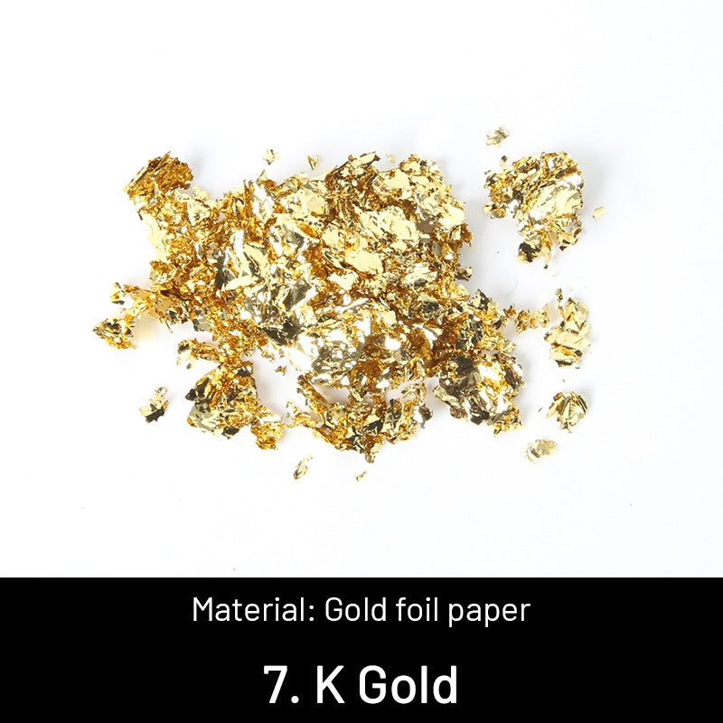 DIY Decorative Crushed Gold Leaves sku-7