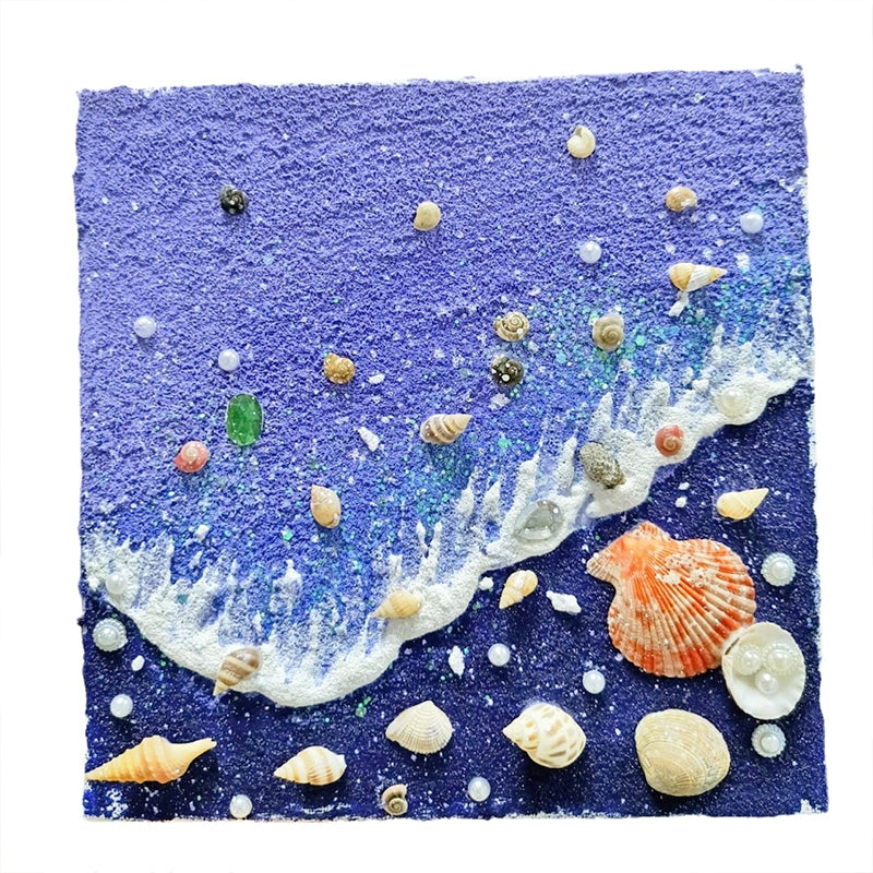 DIY Shell Beach Sand Painting Art Kit b