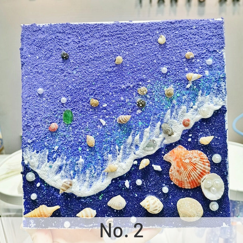 DIY Shell Beach Sand Painting Art Kit sku-2