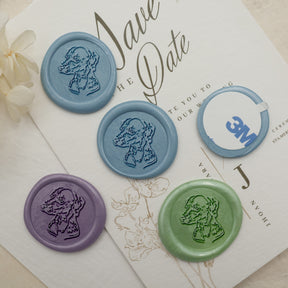 Dog Wax Seal Stamp - Style 2 - Stamprints2