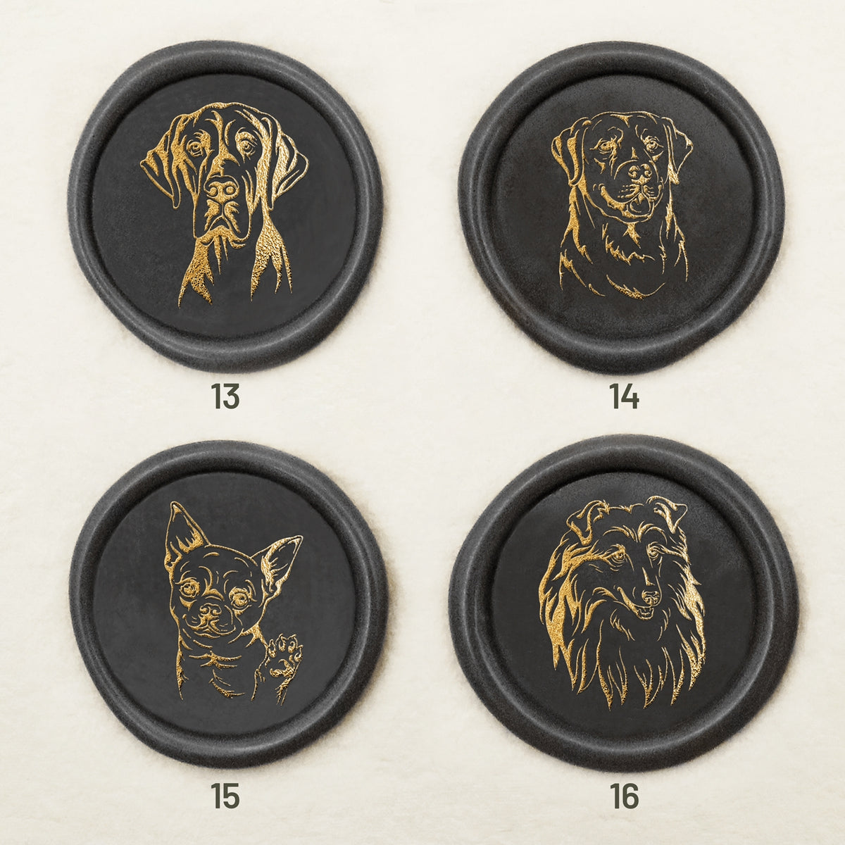 Dog Wax Seal Stamp (18 Designs) 4