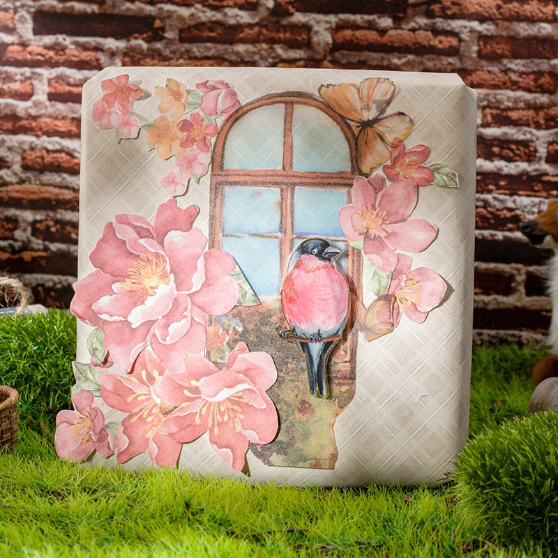 Door and Window Mixed Media Scrapbook Paper b2