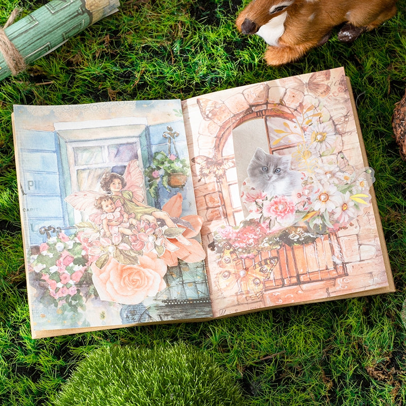 Door and Window Mixed Media Scrapbook Paper b4