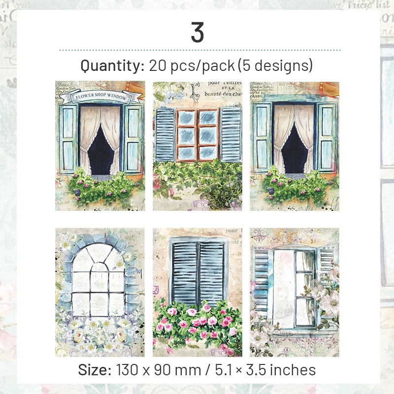 Door and Window Mixed Media Scrapbook Paper sku-3