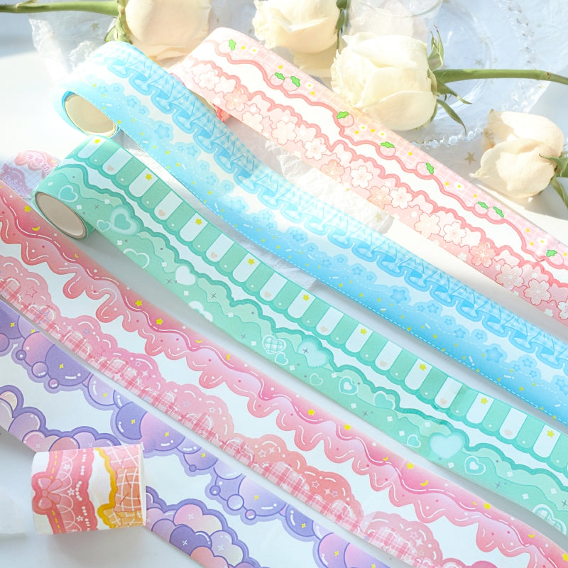 Double-Sided Border Irregular Washi Tape a