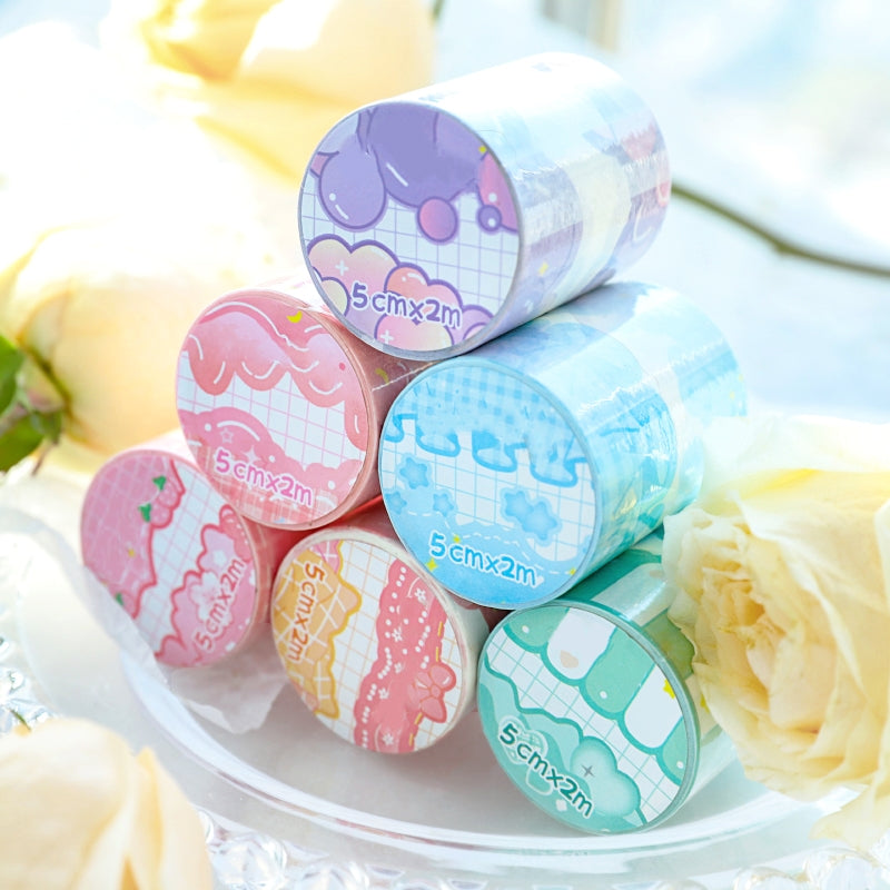 Double-Sided Border Irregular Washi Tape a2