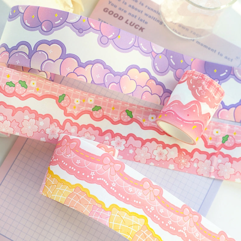 Double-Sided Border Irregular Washi Tape b2