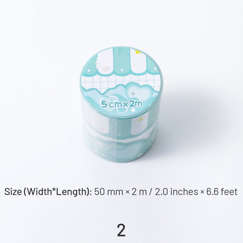 Double-Sided Border Irregular Washi Tape sku-2
