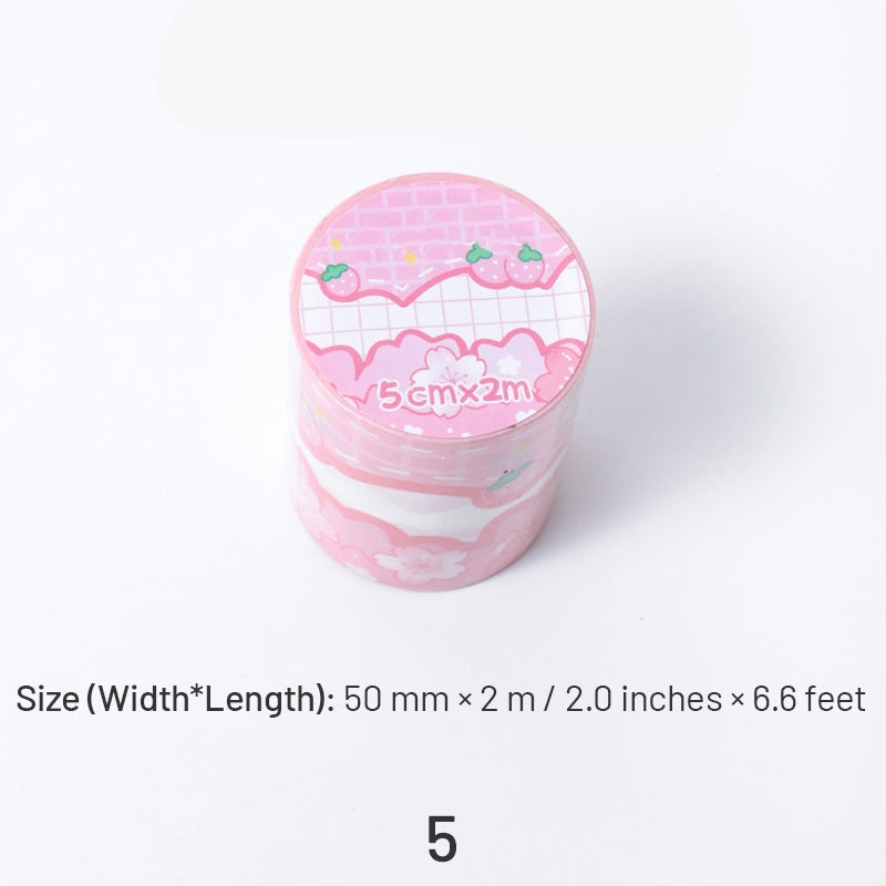 Double-Sided Border Irregular Washi Tape sku-5