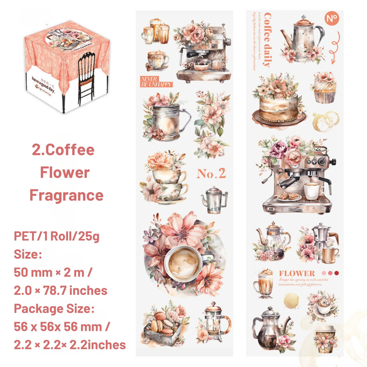 Dream Cafe Series PET Tape 11