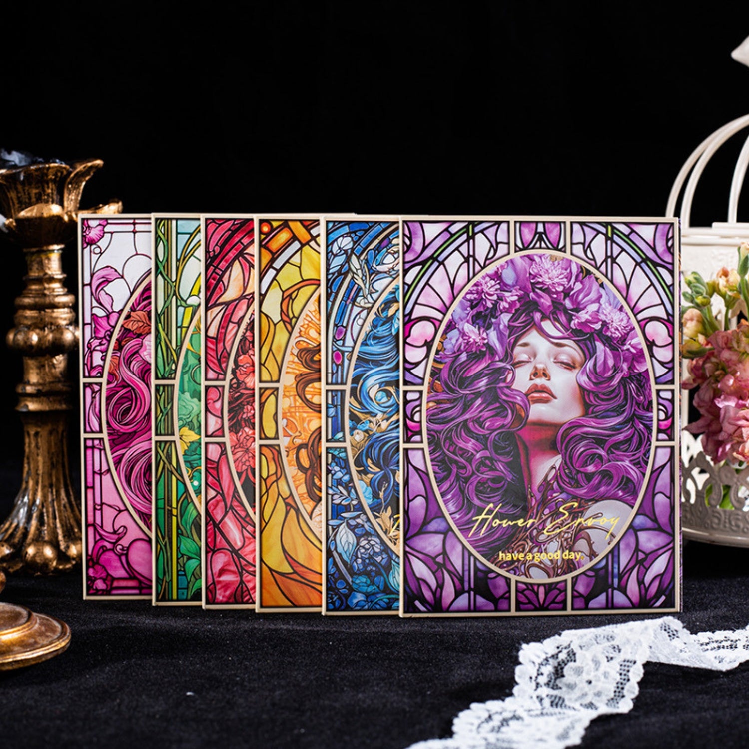 Dream Flower Envoy Series Retro Flower Material Paper 11