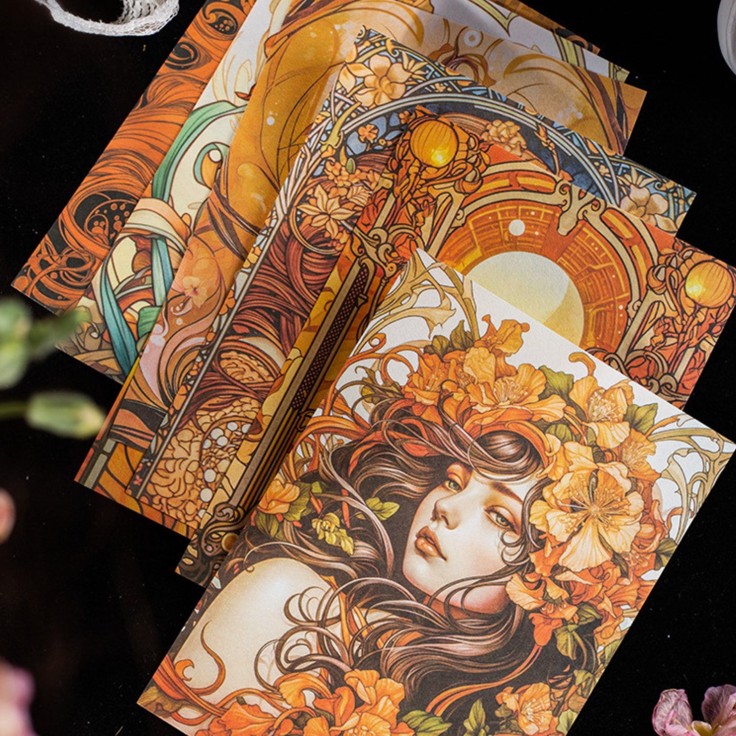 Dream Flower Envoy Series Retro Flower Material Paper 16