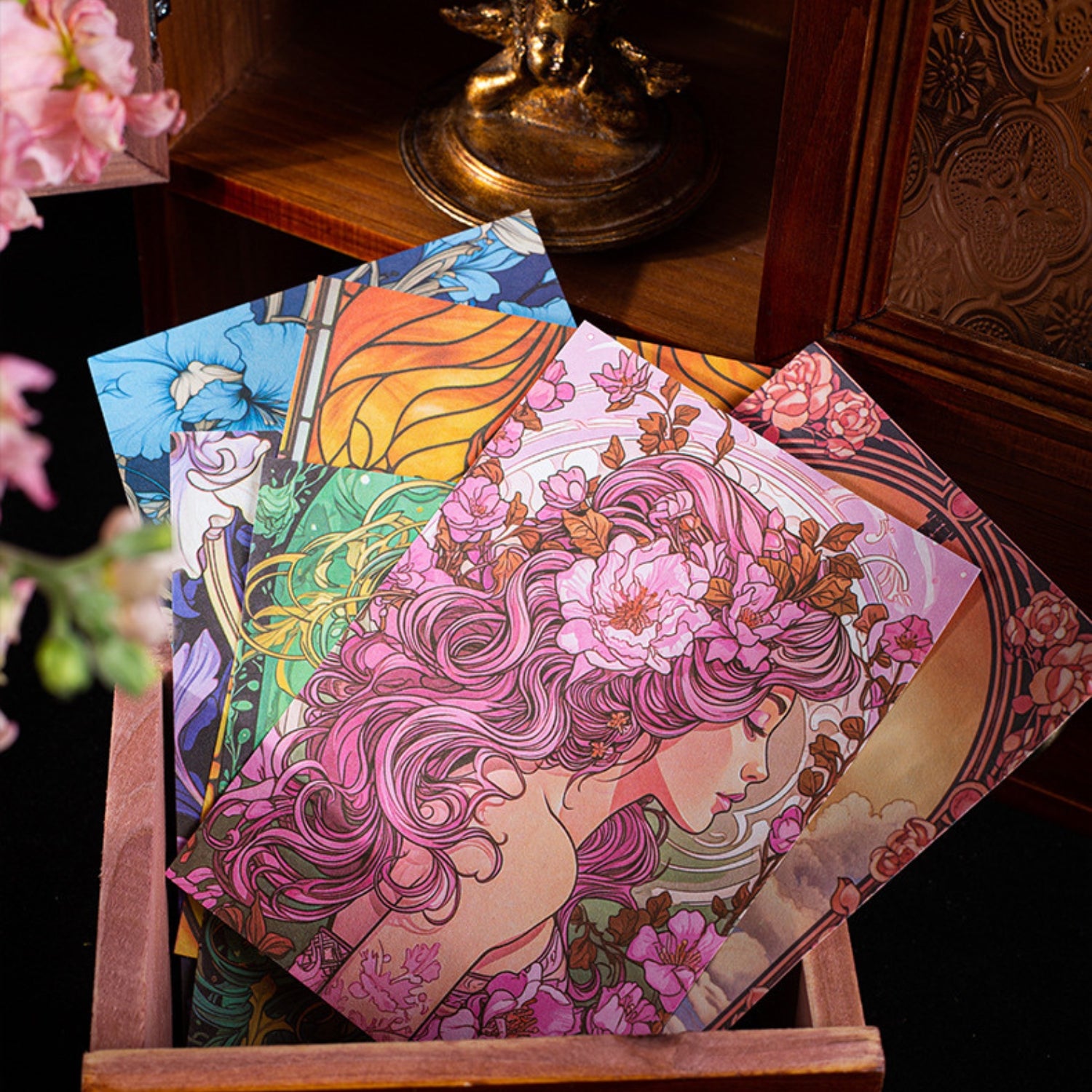 Dream Flower Envoy Series Retro Flower Material Paper 18