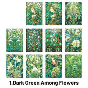 Dream Flower Envoy Series Retro Flower Material Paper 1