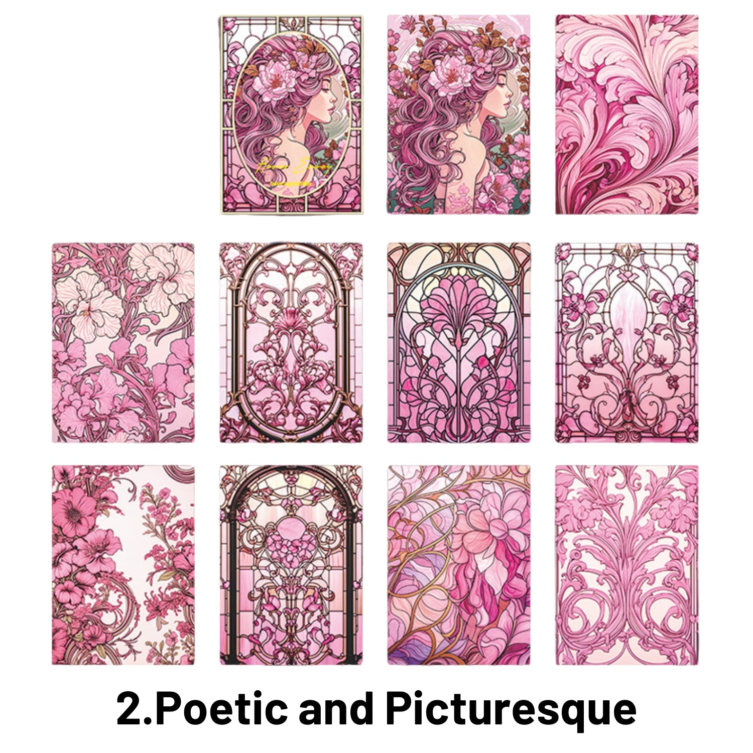 Dream Flower Envoy Series Retro Flower Material Paper 2