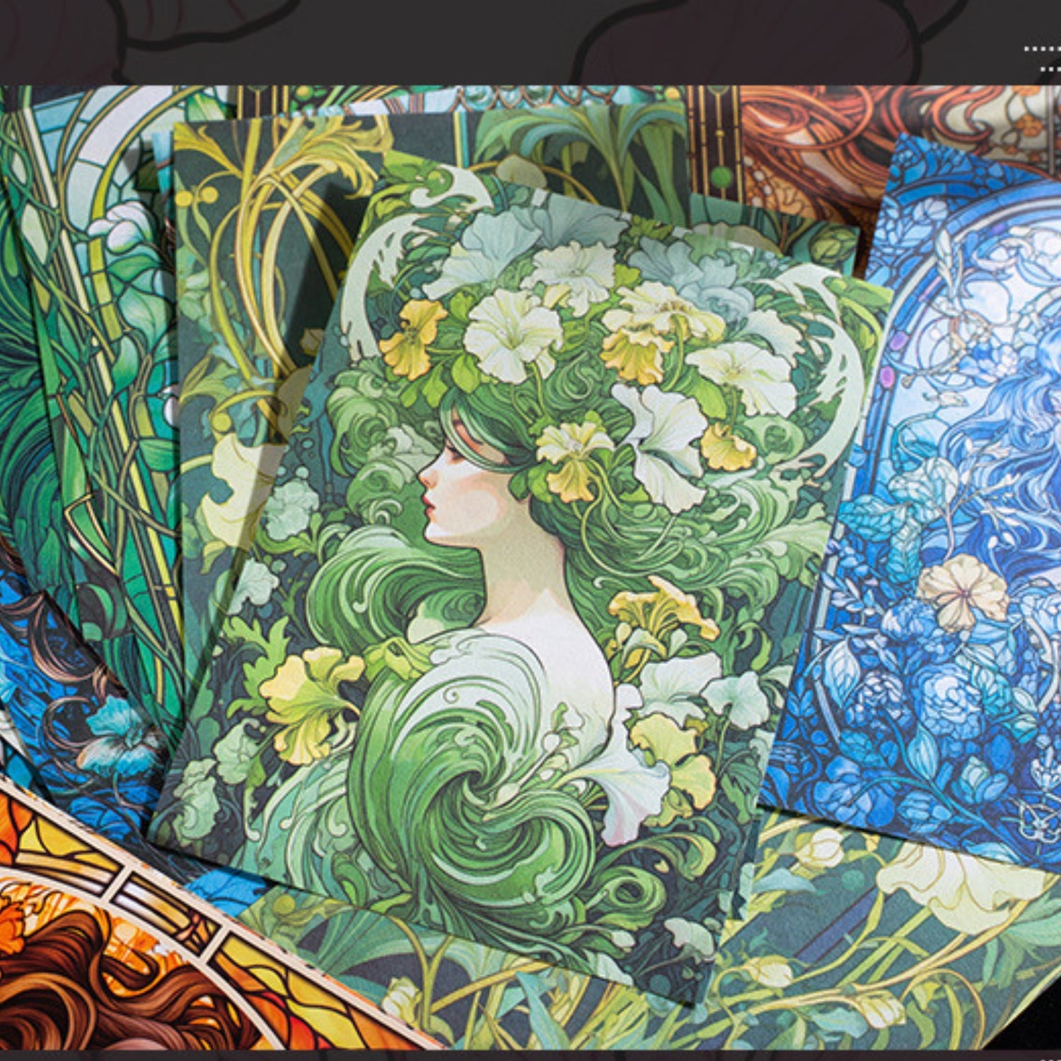 Dream Flower Envoy Series Retro Flower Material Paper 22