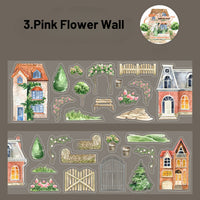 3.Pink Flower Wall