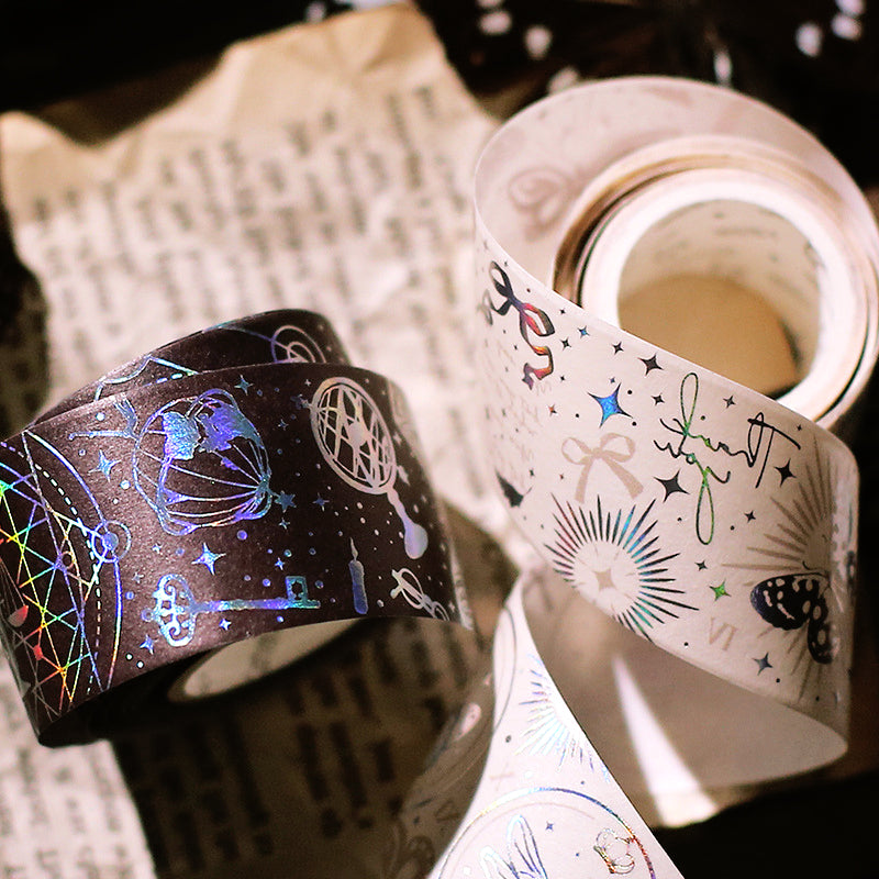 Dream Universe Planet Laser Gold Stamping Tape b3