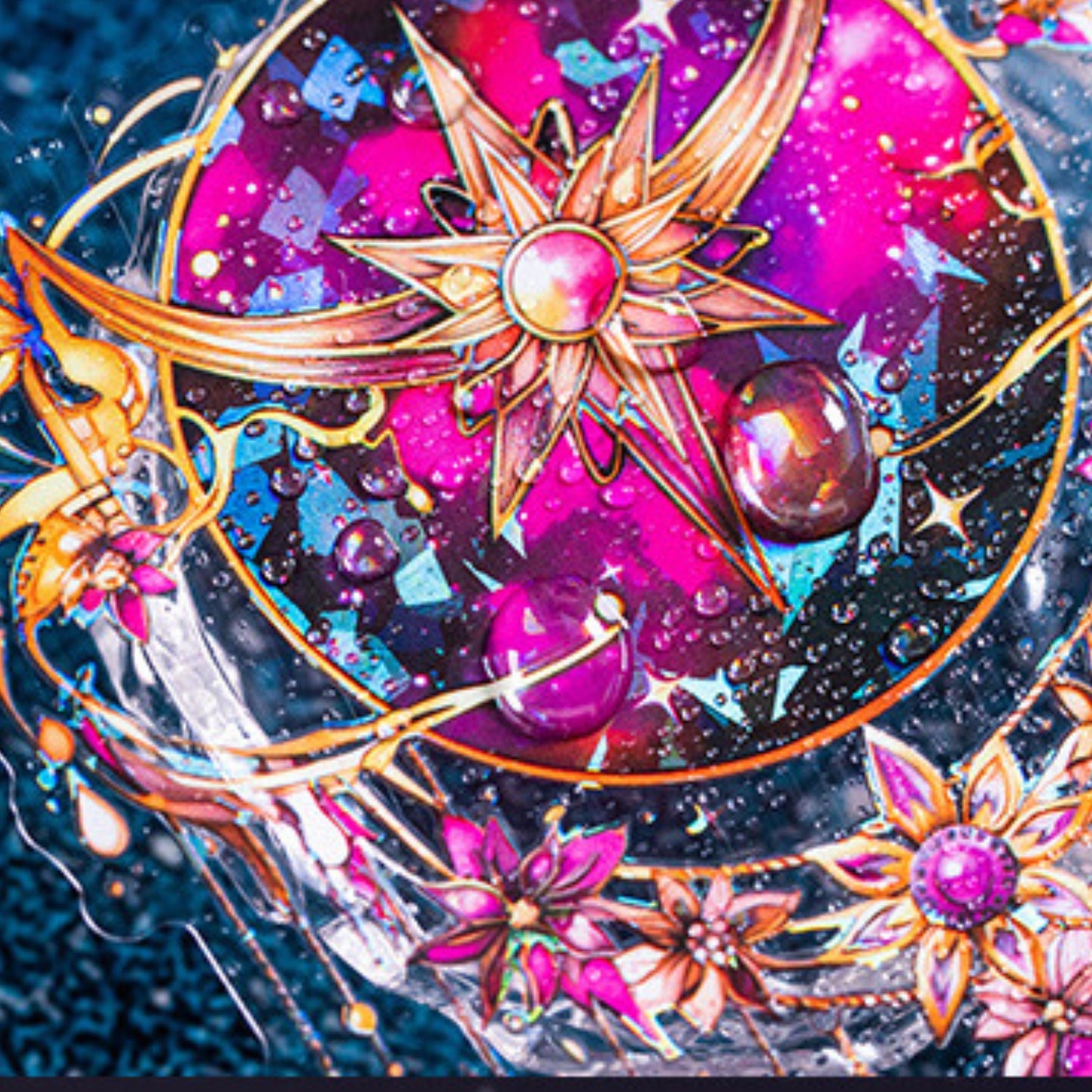 Dreamcatcher Galaxy Series Dreamy Gorgeous Shell Glossy Sticker 15