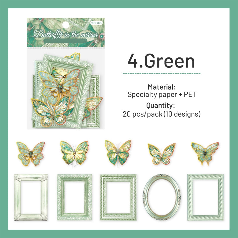 Dreamy Butterfly Holographic Decorative Paper sku-4