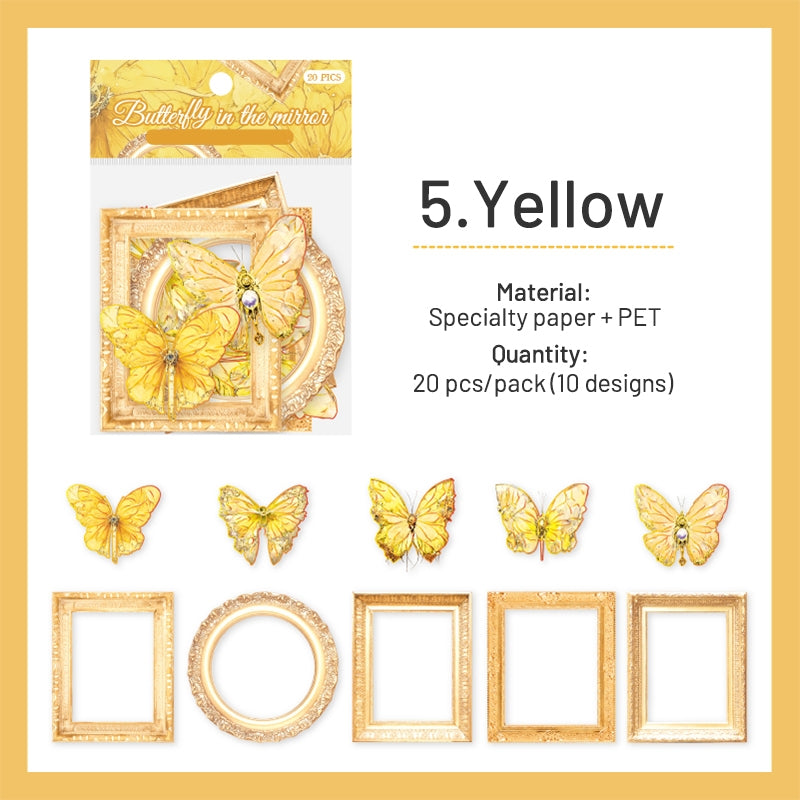 Dreamy Butterfly Holographic Decorative Paper sku-5