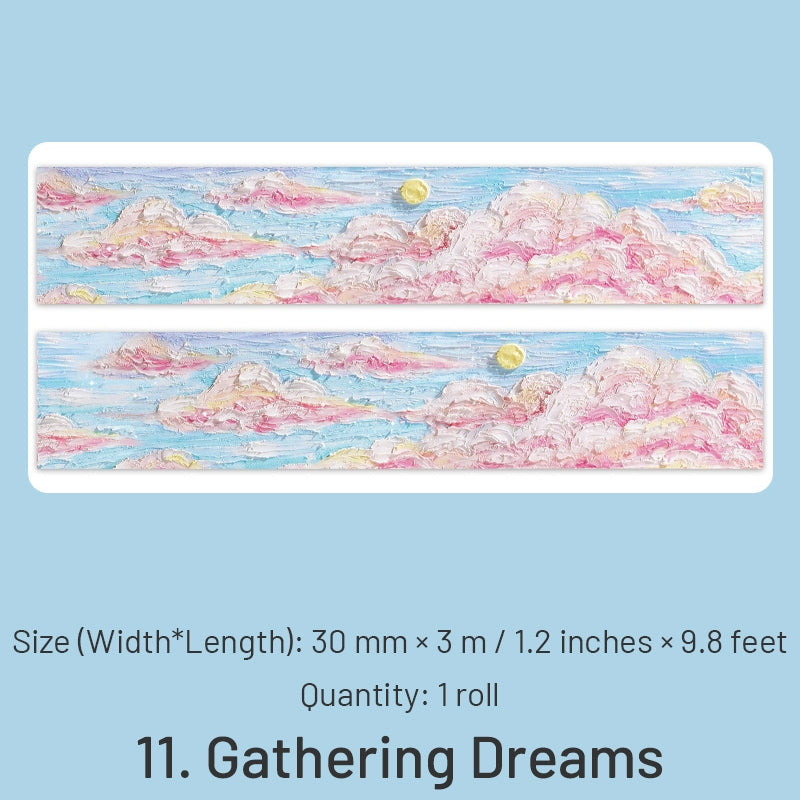 Dreamy Wonderland Series Oil Painting Washi Tape sku-11