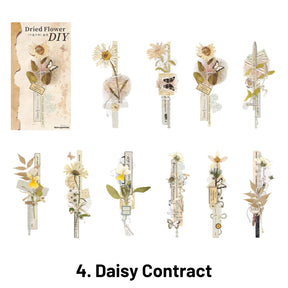 Dried Flower Handmade Series Simulated Dried Flower Material Stickers 4