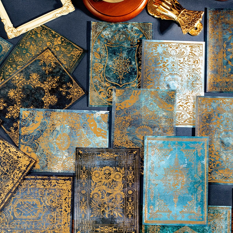 Dual-material Hot Stamping Gold Scrapbook Paper b