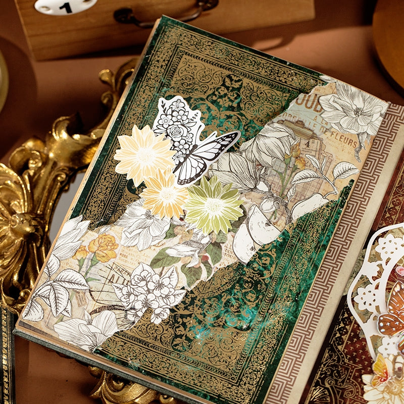 Dual-material Hot Stamping Gold Scrapbook Paper b4