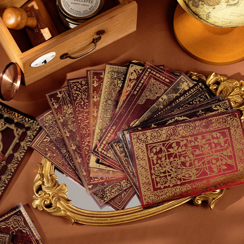 Dual-material Hot Stamping Gold Scrapbook Paper b6