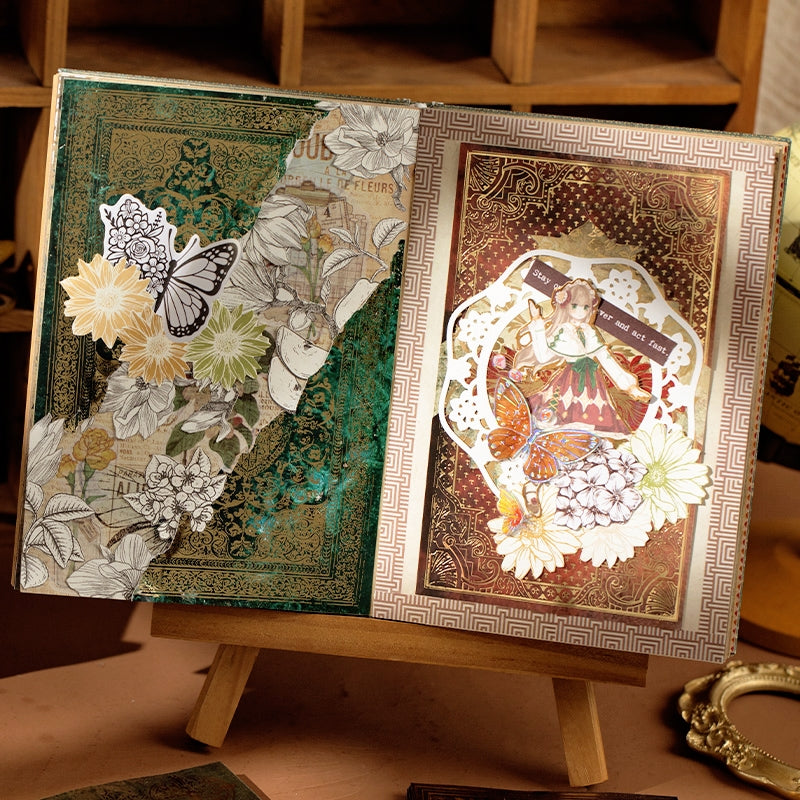 Dual-material Hot Stamping Gold Scrapbook Paper b7