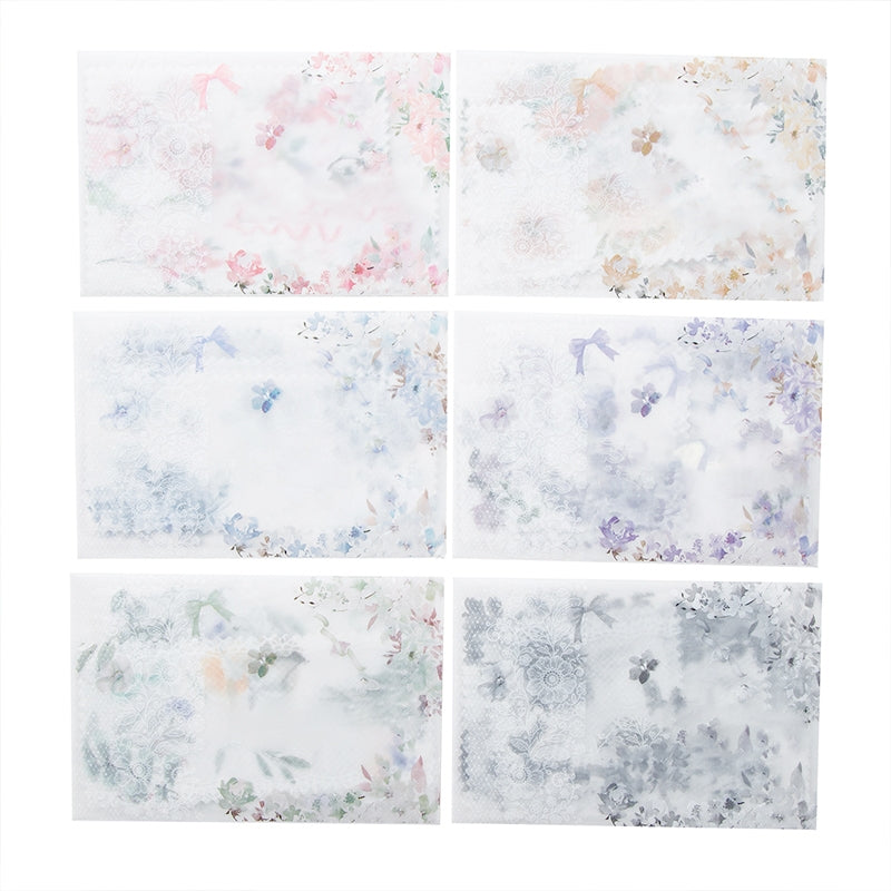 Dual-material Lace Scrapbook Paper b7