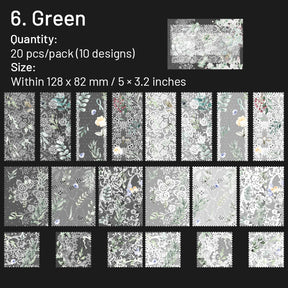 Dual-material Lace Scrapbook Paper sku-6